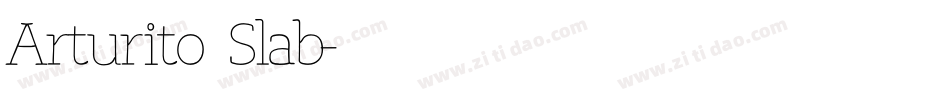 Arturito Slab字体转换